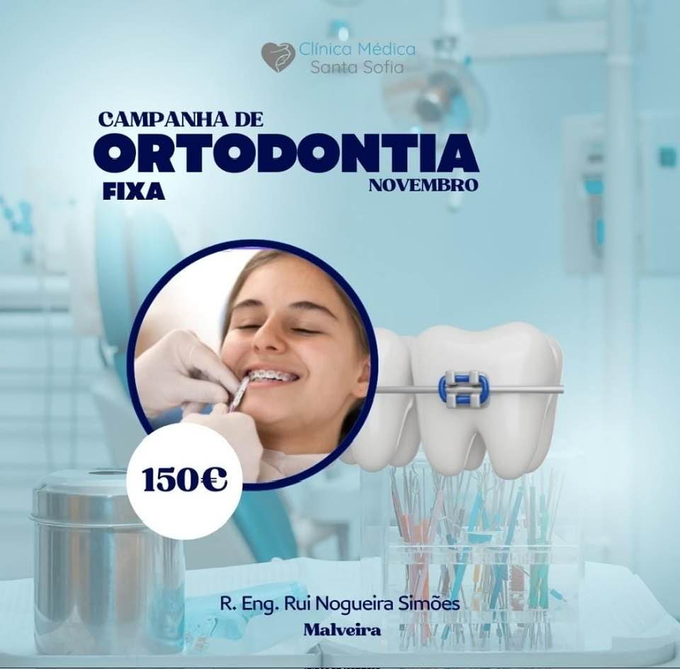 Clínica Médica Santa Sofia Somos uma clínica dentária dedicada à saúde oral e ao bem-estar dos nossos pacientes. Oferecemos tratamentos dentários completos, com tecnologia moderna e uma equipa experiente, para cuidar do seu sorriso com qualidade, segurança e confiança.